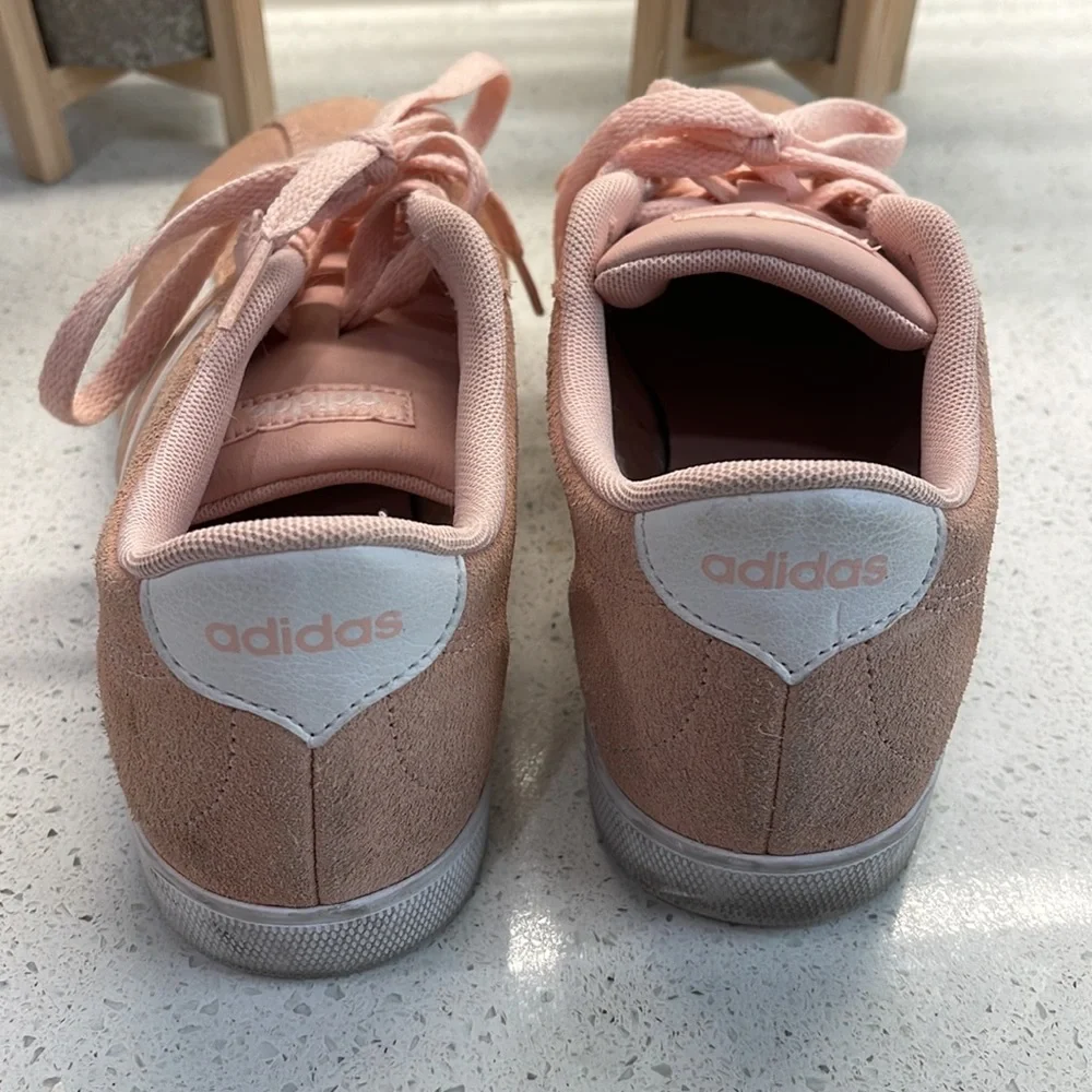 Ballet Baby Pink Adidas Shoes Gym Walking Casual Athleisure 8.5 tennis sneakers - Picture 5 of 7